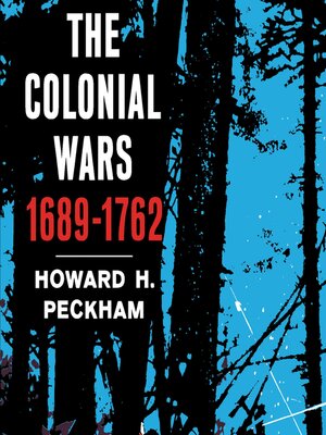 cover image of Colonial Wars, 1689-1762